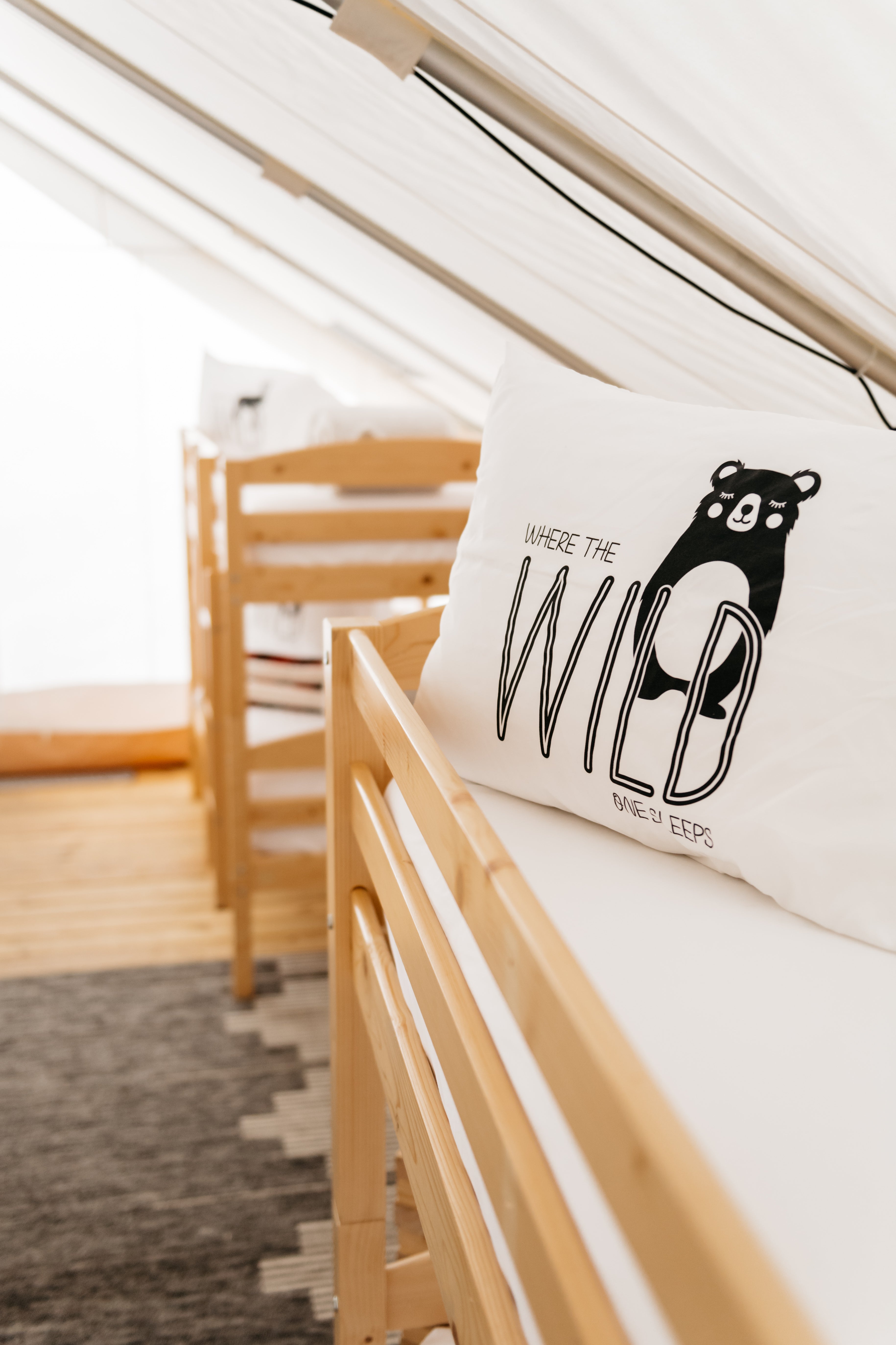 "Where the Wild One Sleeps" Pillow Case