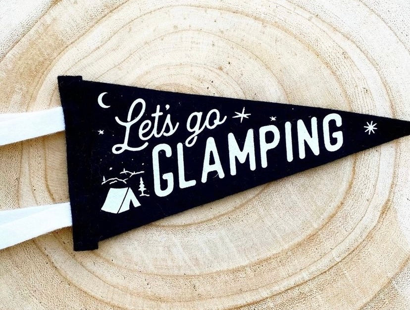 Let's Go Glamping Mini Pennant