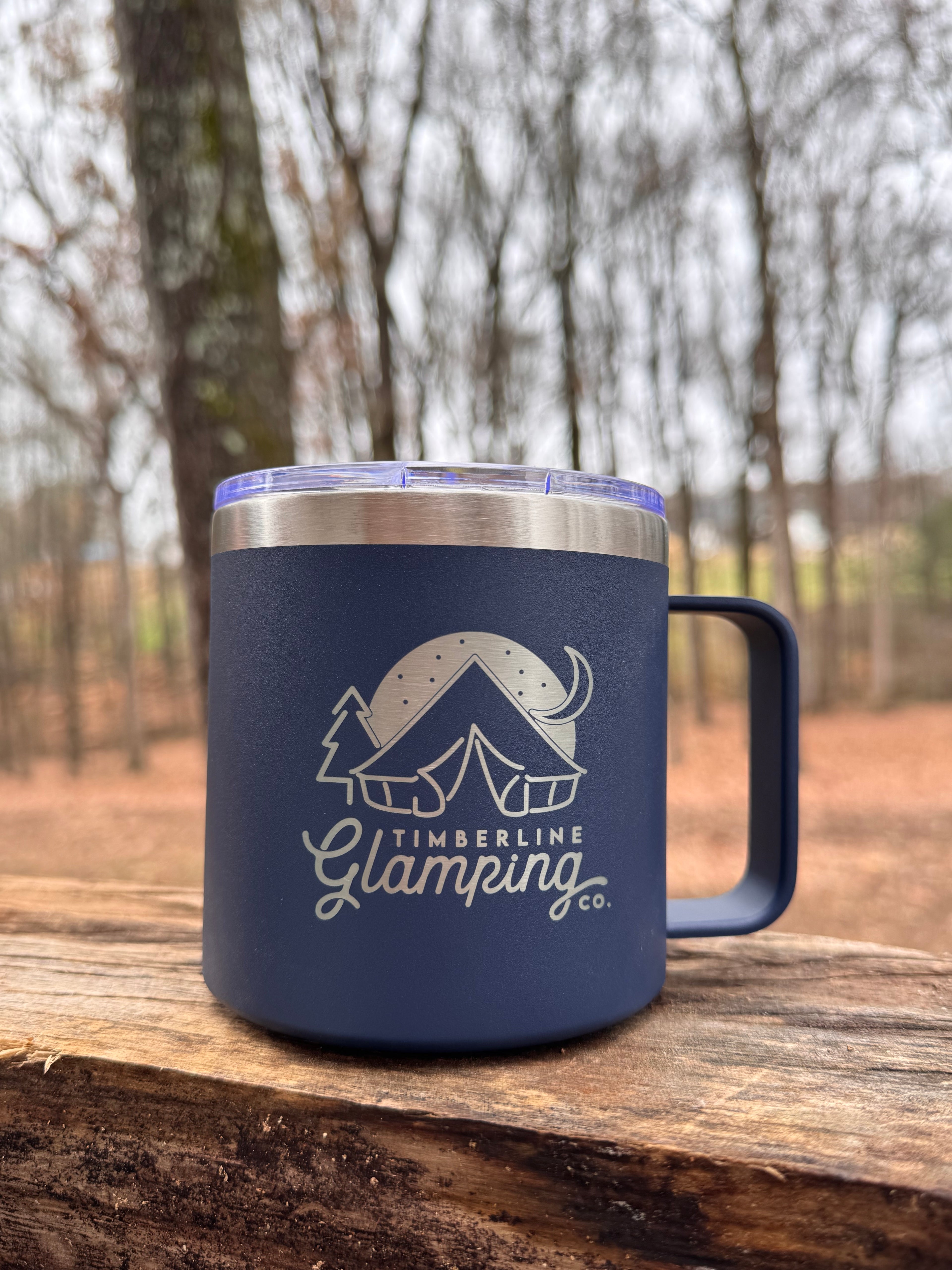 SALE - Lowball Travel Mug - 14oz - With Handle