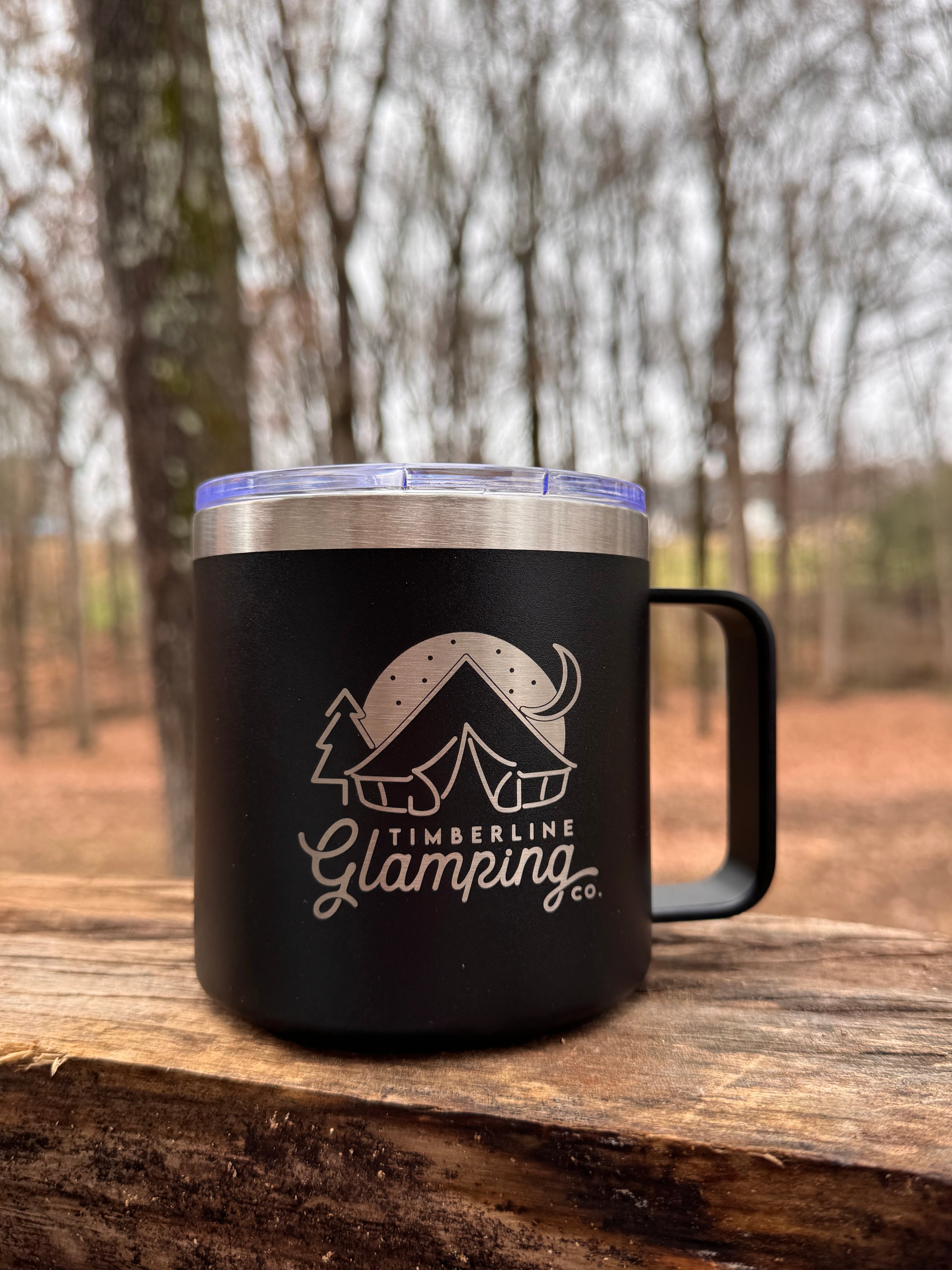 SALE - Lowball Travel Mug - 14oz - With Handle