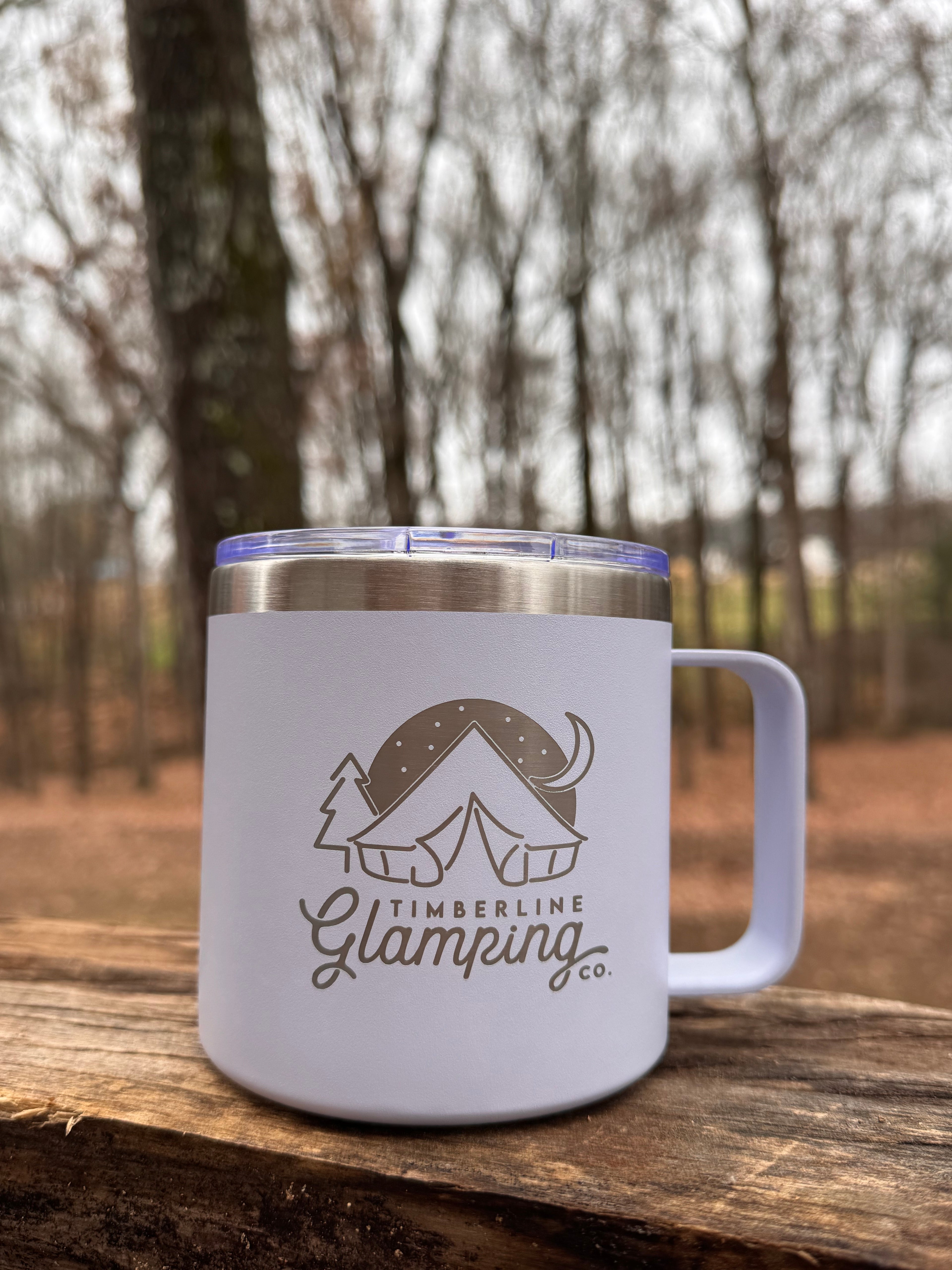 SALE - Lowball Travel Mug - 14oz - With Handle