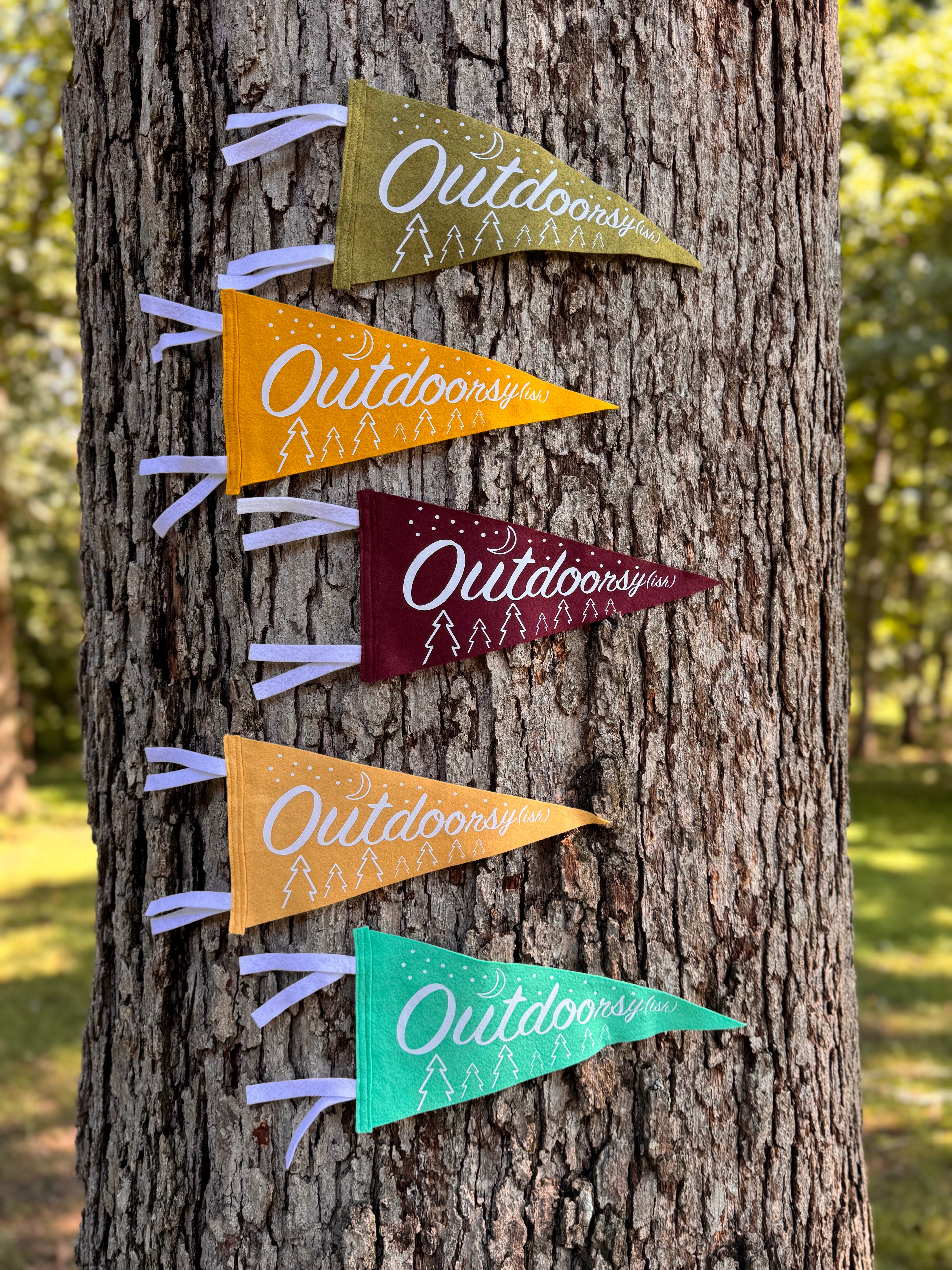 Glamping Pennant Flags