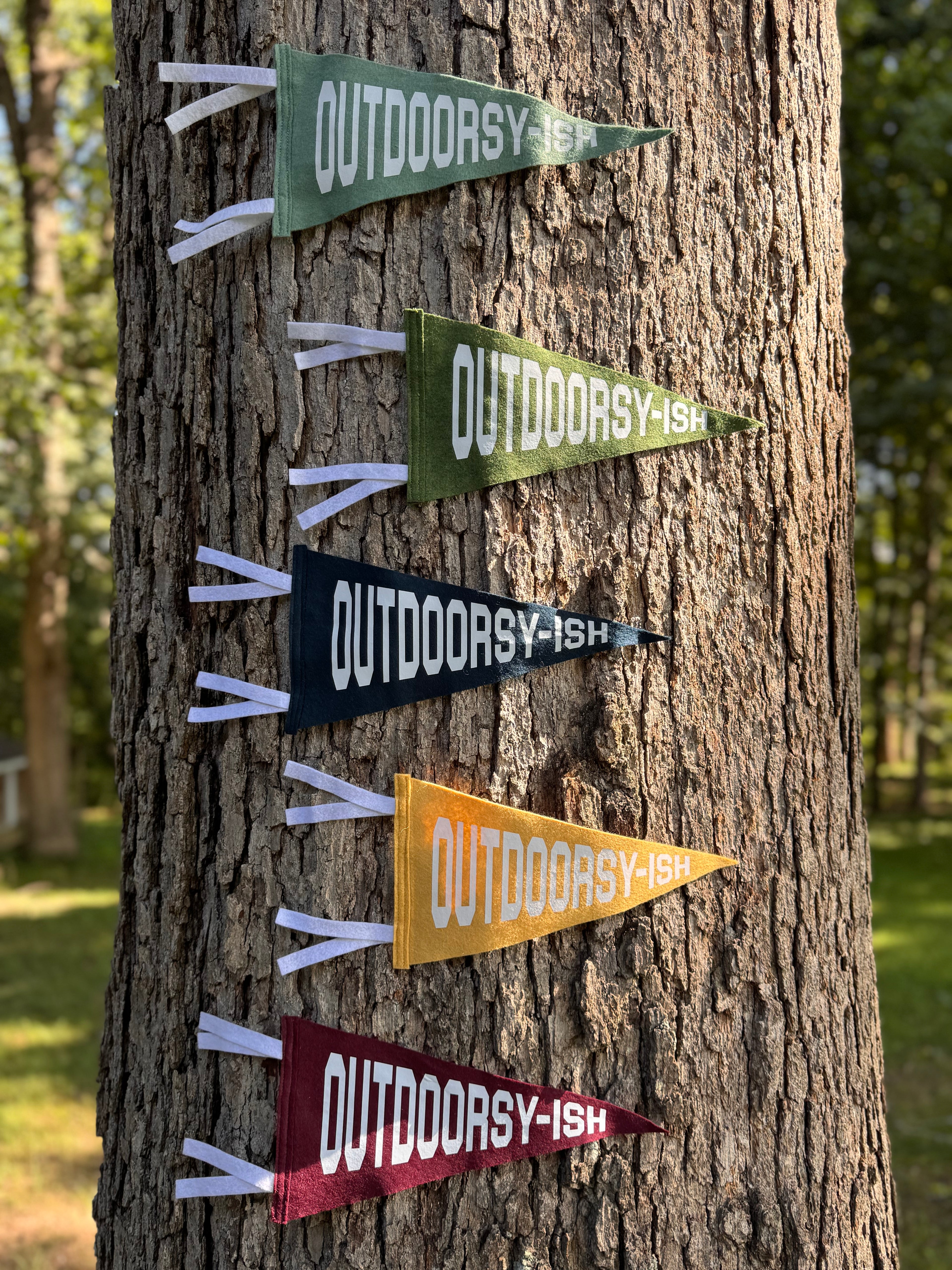 Glamping Pennant Flags