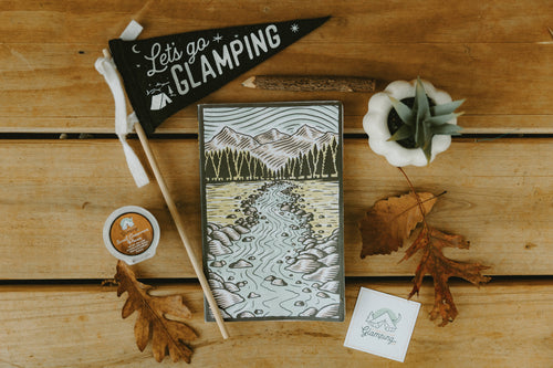 Let's Go Glamping Mini Pennant